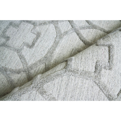 Windsor Rug - Light Silver by Exquisite Rugs in light silver. Made from wool, bamboo silk in a unique style.