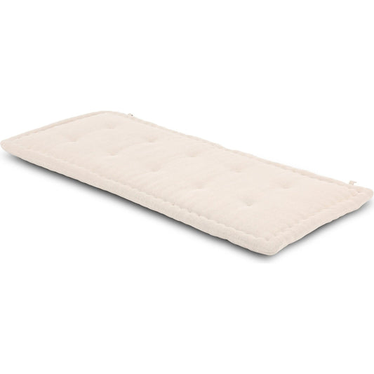 Senna Dining Bench 46" Cushion by Four Hands in broadway dune. Made from 100% flax/linen in a unique style.