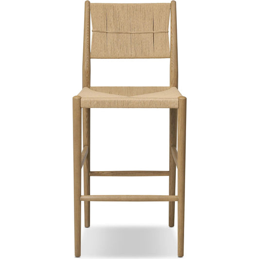 Dara Bar Stool by Four Hands. Made from unique in a rustic style.