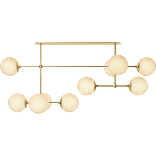 Armstrong Linear Chandelier by Four Hands. Made from unique in a modern style.