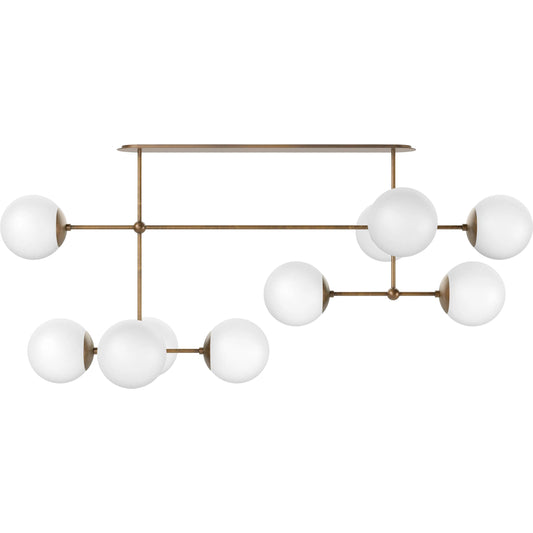 Armstrong Linear Chandelier by Four Hands. Made from unique in a modern style.