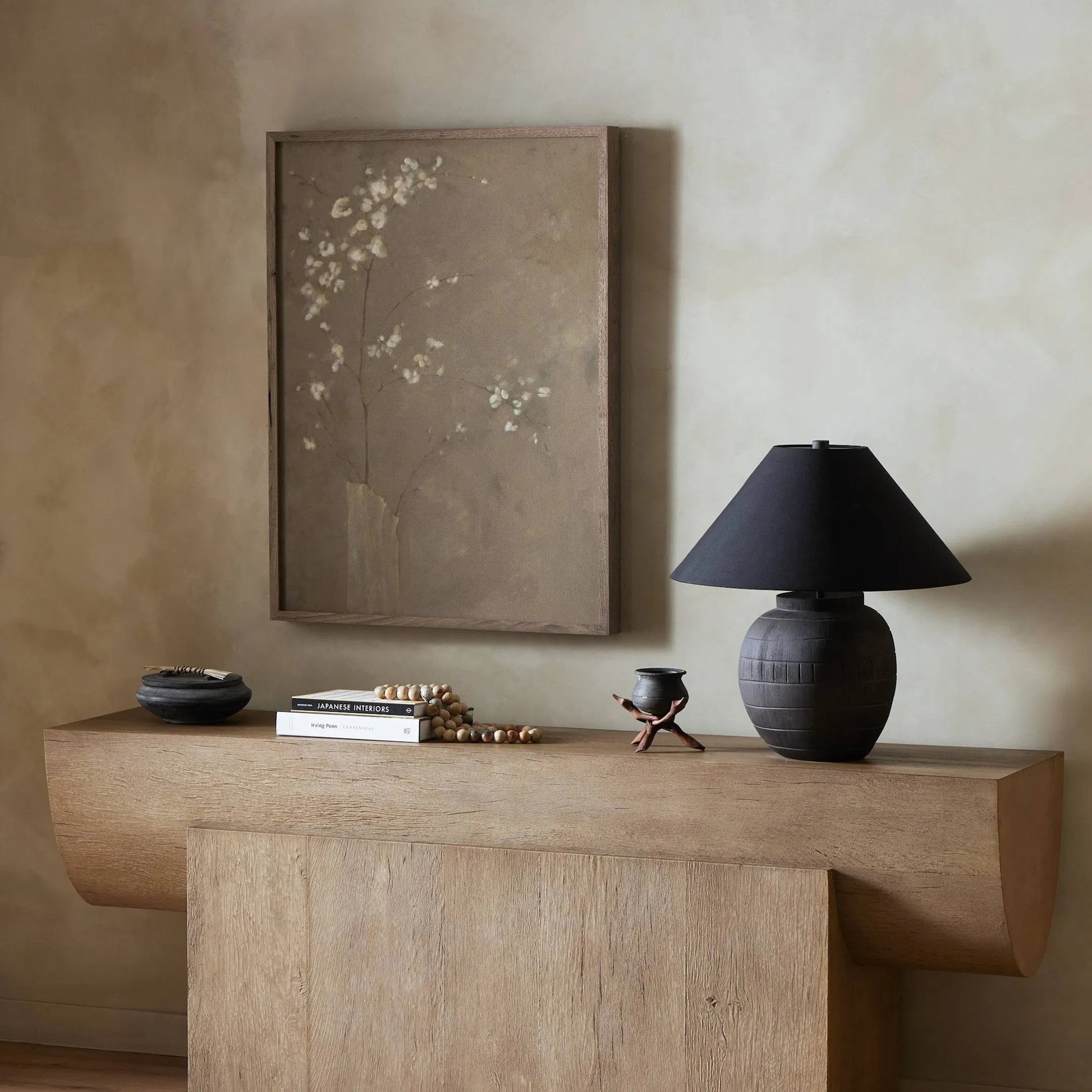Sakura by Jess Engle by Four Hands. Made from raw canvas in a modern style.