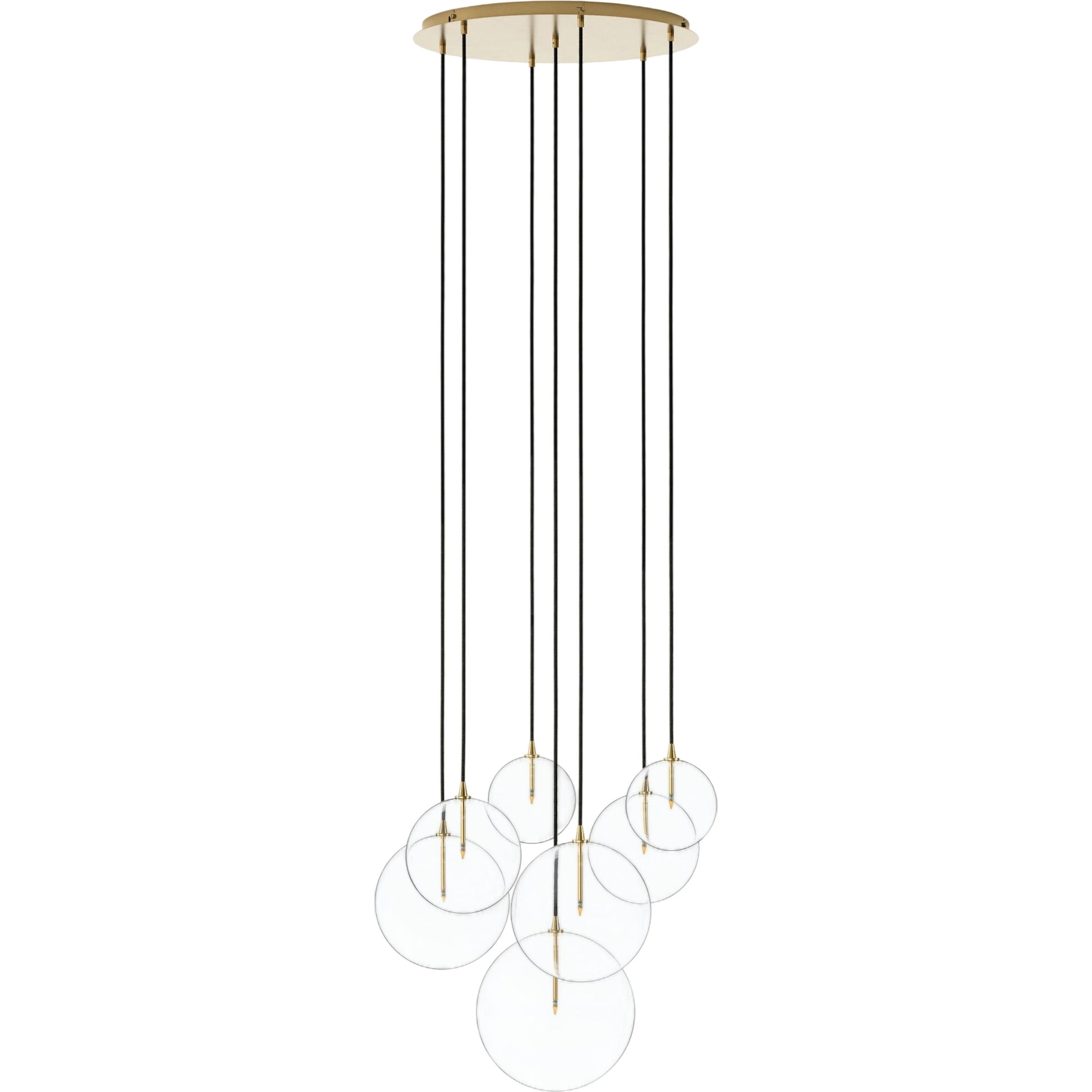 Cluster 7 Mix Chandelier by Four Hands. Made from unique in a modern style.