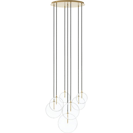 Cluster 7 Mix Chandelier by Four Hands. Made from unique in a modern style.