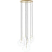 Cluster 7 Mix Chandelier by Four Hands. Made from unique in a modern style.