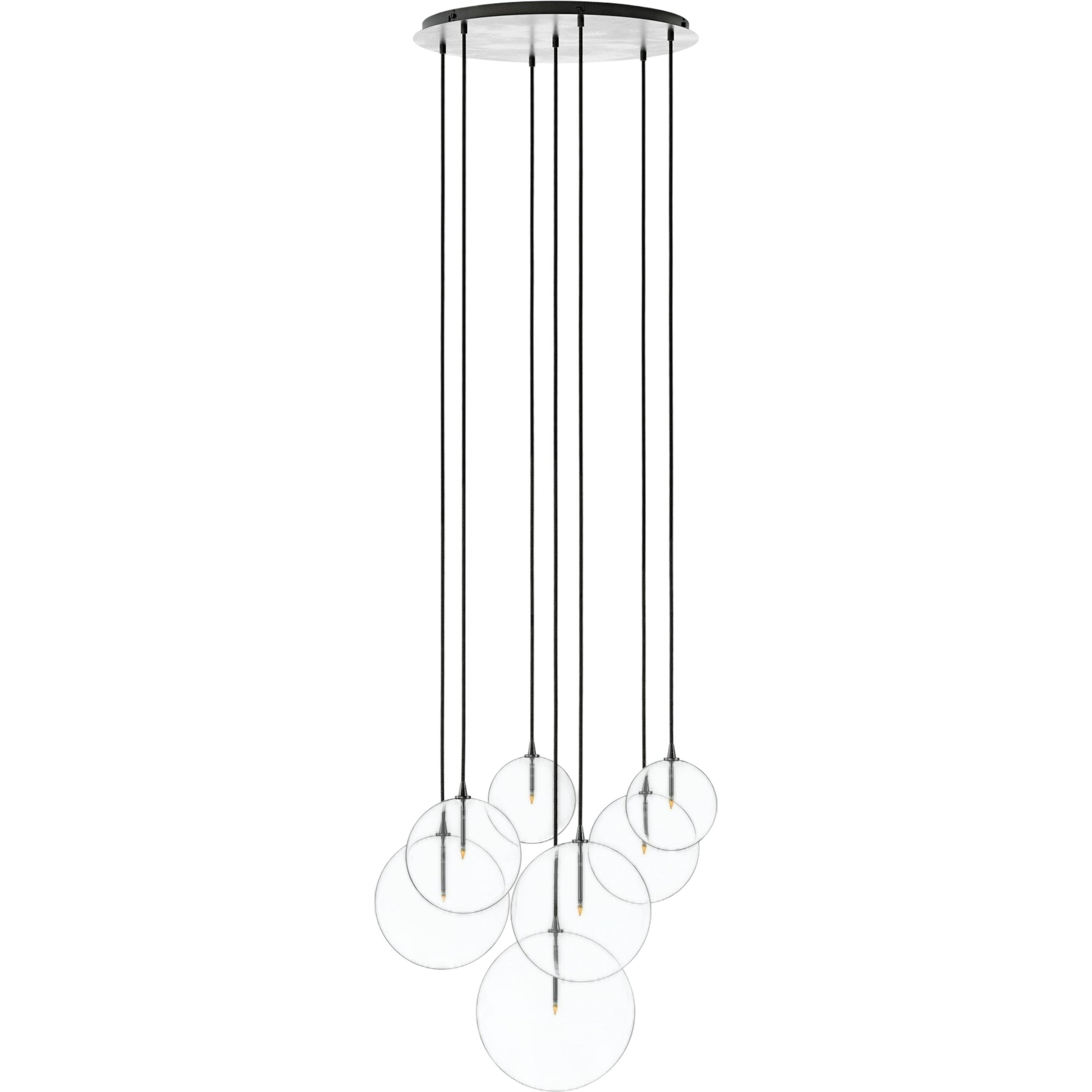 Cluster 7 Mix Chandelier by Four Hands. Made from unique in a modern style.