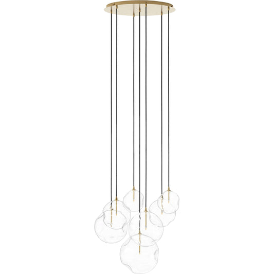 Cluster 7 Mix Chandelier by Four Hands. Made from unique in a modern style.