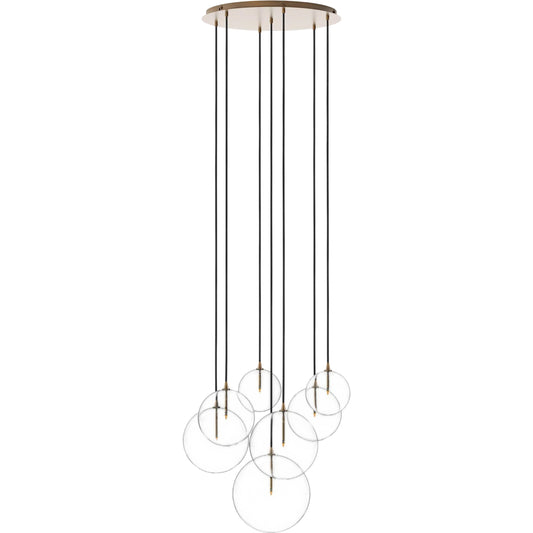 Cluster 7 Mix Chandelier by Four Hands. Made from unique in a modern style.