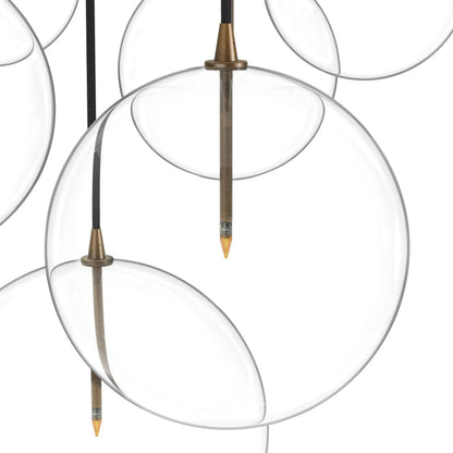 Cluster 7 Mix Chandelier by Four Hands. Made from unique in a modern style.