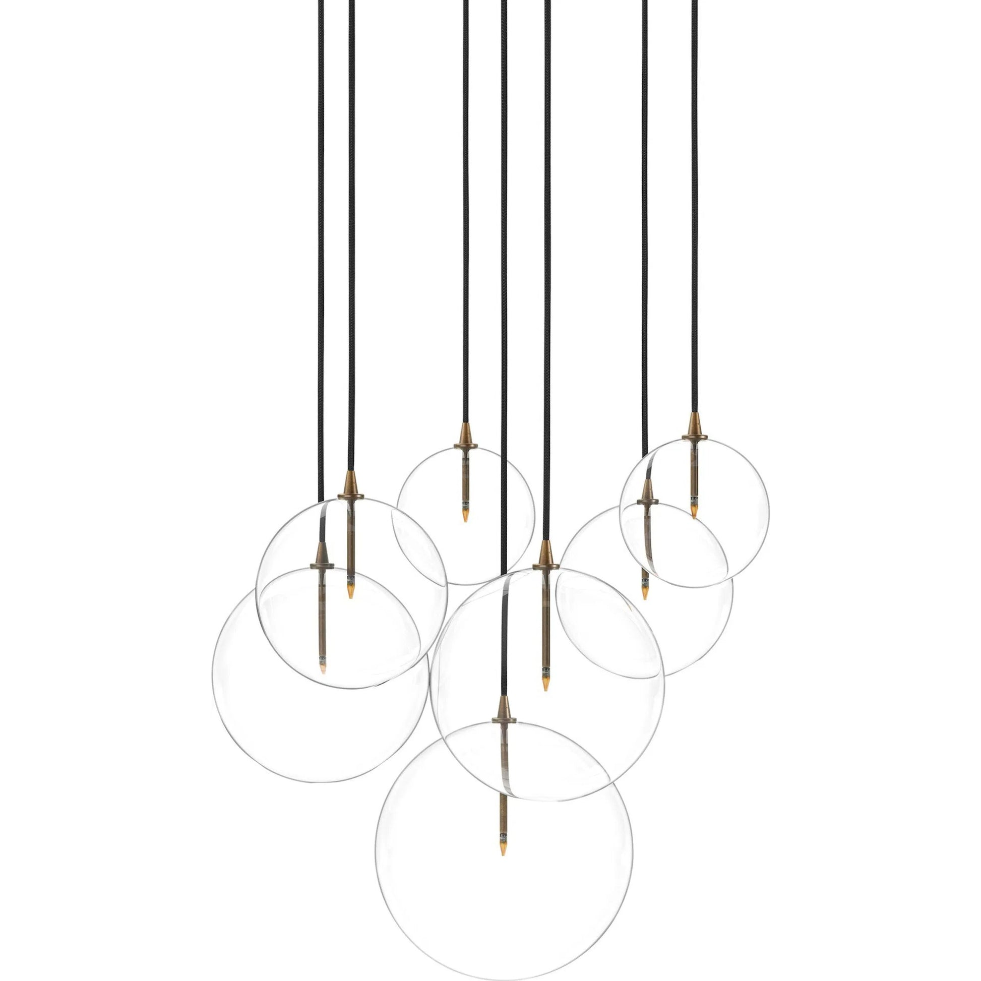 Cluster 7 Mix Chandelier by Four Hands. Made from unique in a modern style.
