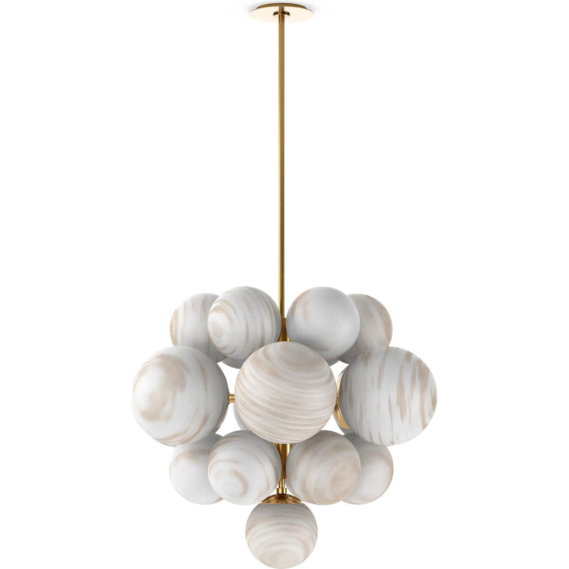 Nova Chandelier by Four Hands. Made from unique in a modern style.