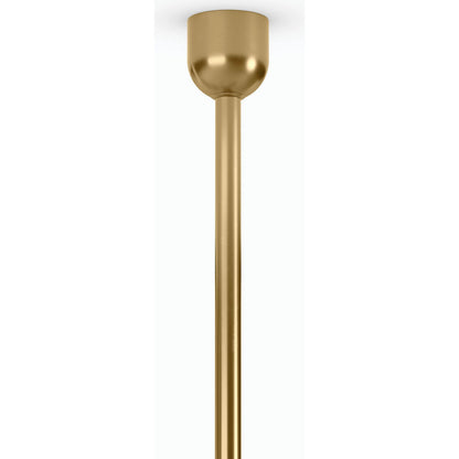 Odyssey Linear Md Chandelier by Four Hands. Made from brass, glass in a modern style.