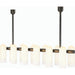 Odyssey Linear Md Chandelier by Four Hands. Made from brass, glass in a modern style.