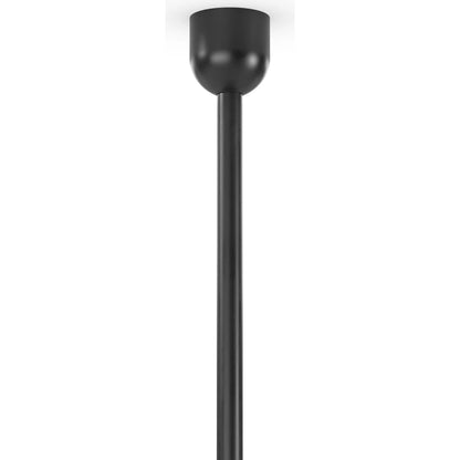 Odyssey Round Md Chandelier by Four Hands in black gunmetal, opal matte glass and black gunmetal. Made from brass, glass in a modern style.