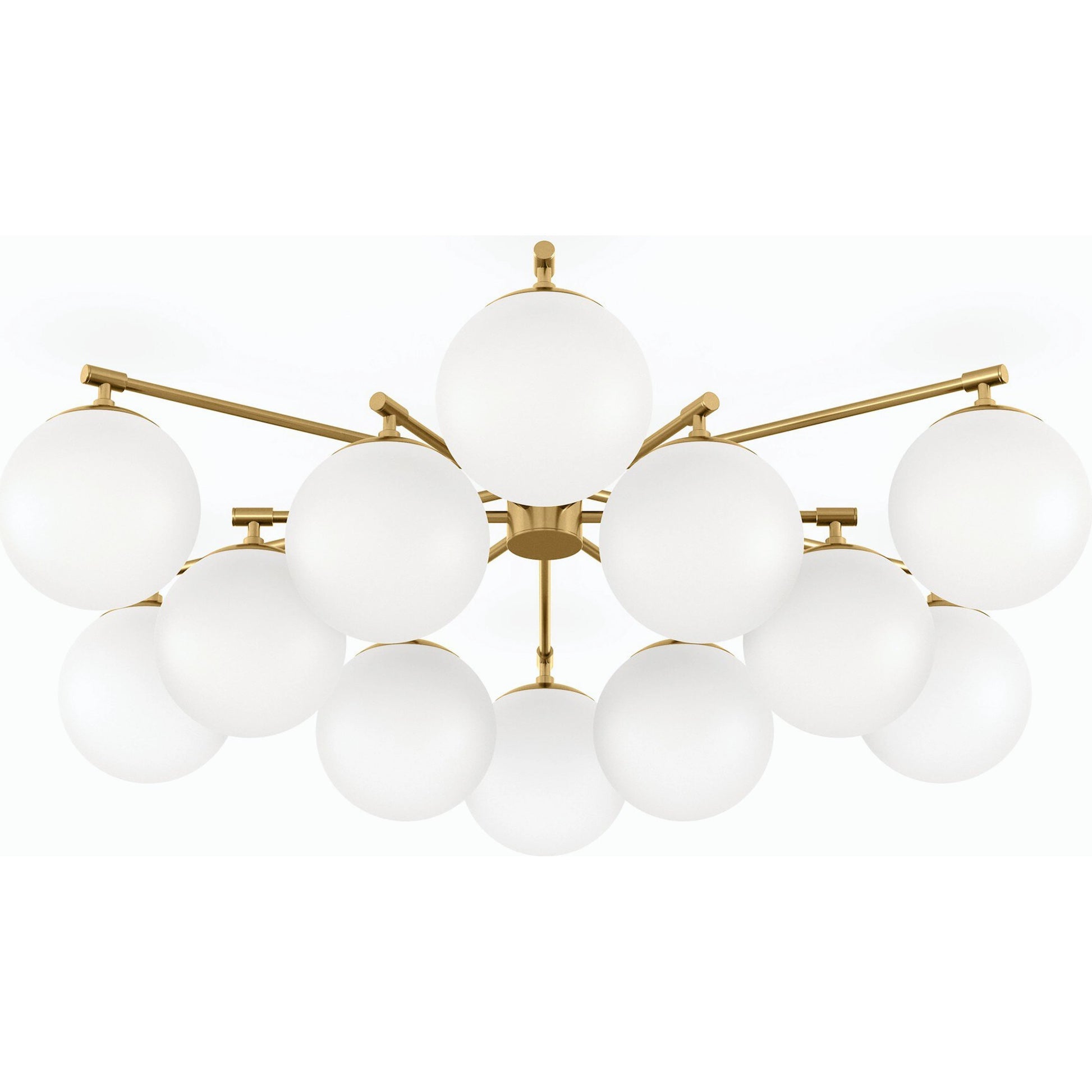 Orion Round Chandelier by Four Hands. Made from brass, thermoplastic in a modern style.