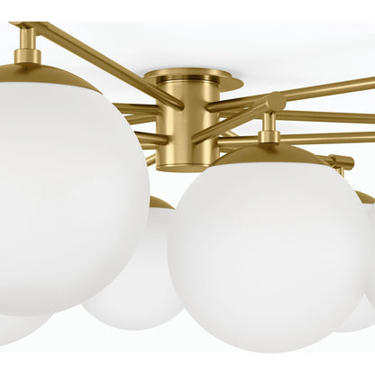 Orion Round Chandelier by Four Hands. Made from brass, thermoplastic in a modern style.
