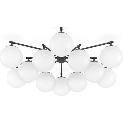 Orion Round Chandelier by Four Hands. Made from brass, thermoplastic in a modern style.