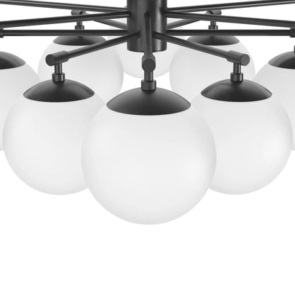 Orion Round Chandelier by Four Hands. Made from brass, thermoplastic in a modern style.
