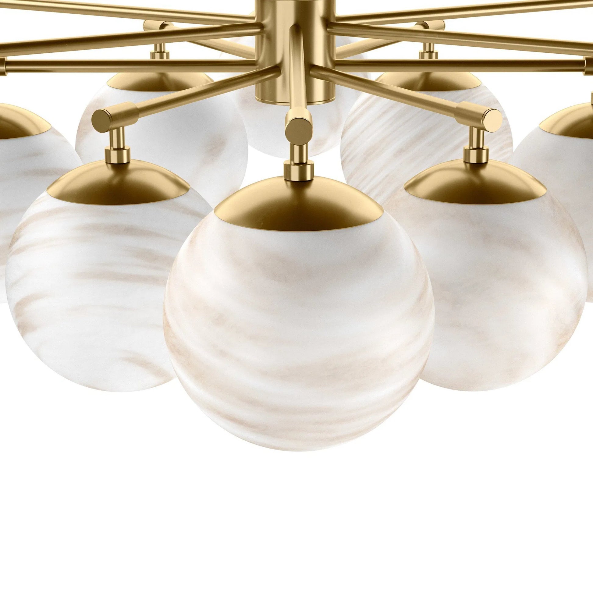 Orion Round Chandelier by Four Hands. Made from unique in a modern style.