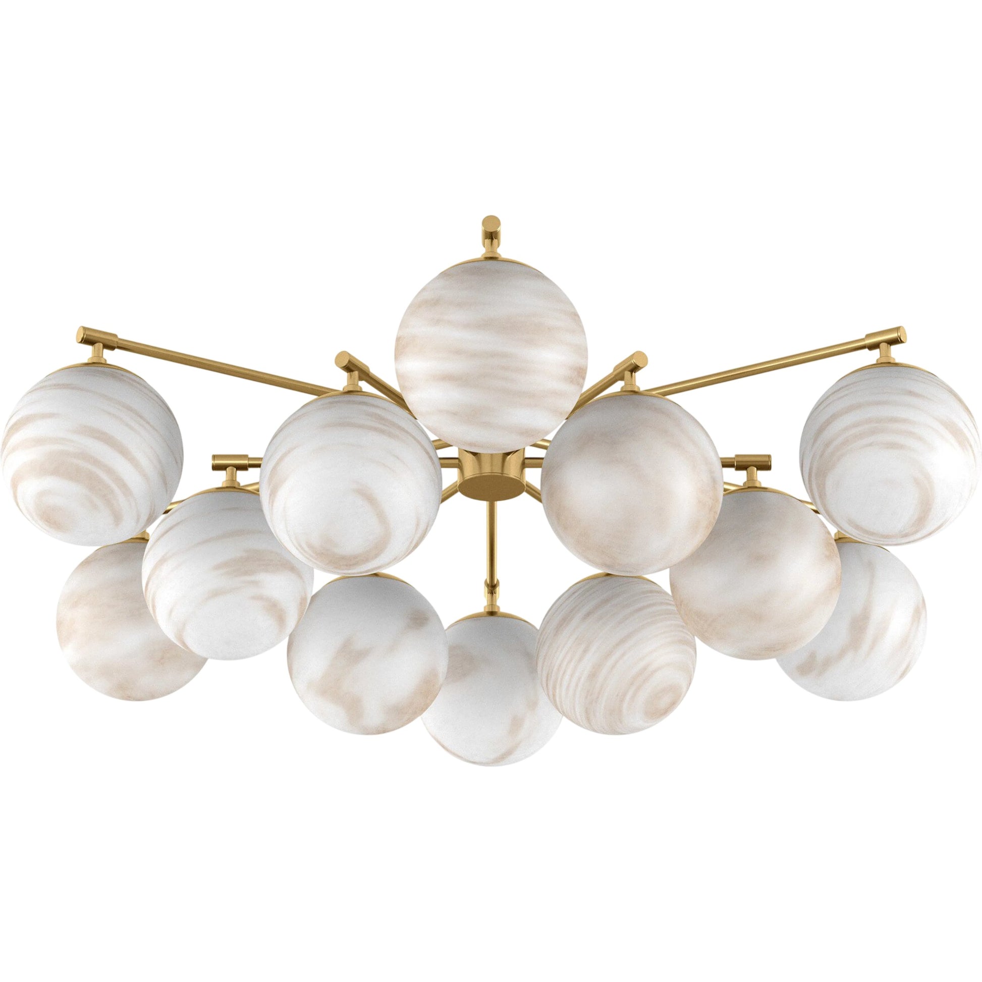 Orion Round Chandelier by Four Hands. Made from unique in a modern style.