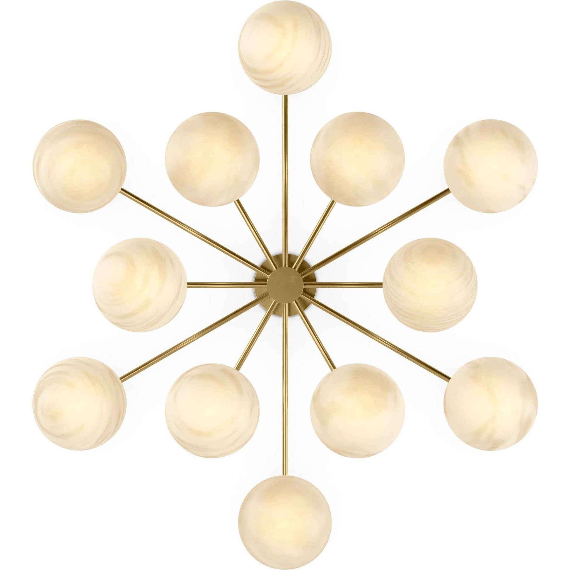 Orion Round Chandelier by Four Hands. Made from unique in a modern style.