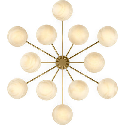 Orion Round Chandelier by Four Hands. Made from unique in a modern style.