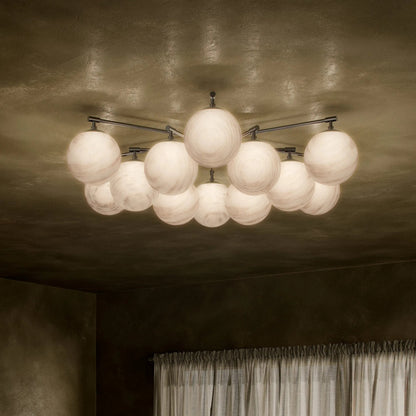 Orion Round Chandelier by Four Hands. Made from unique in a modern style.