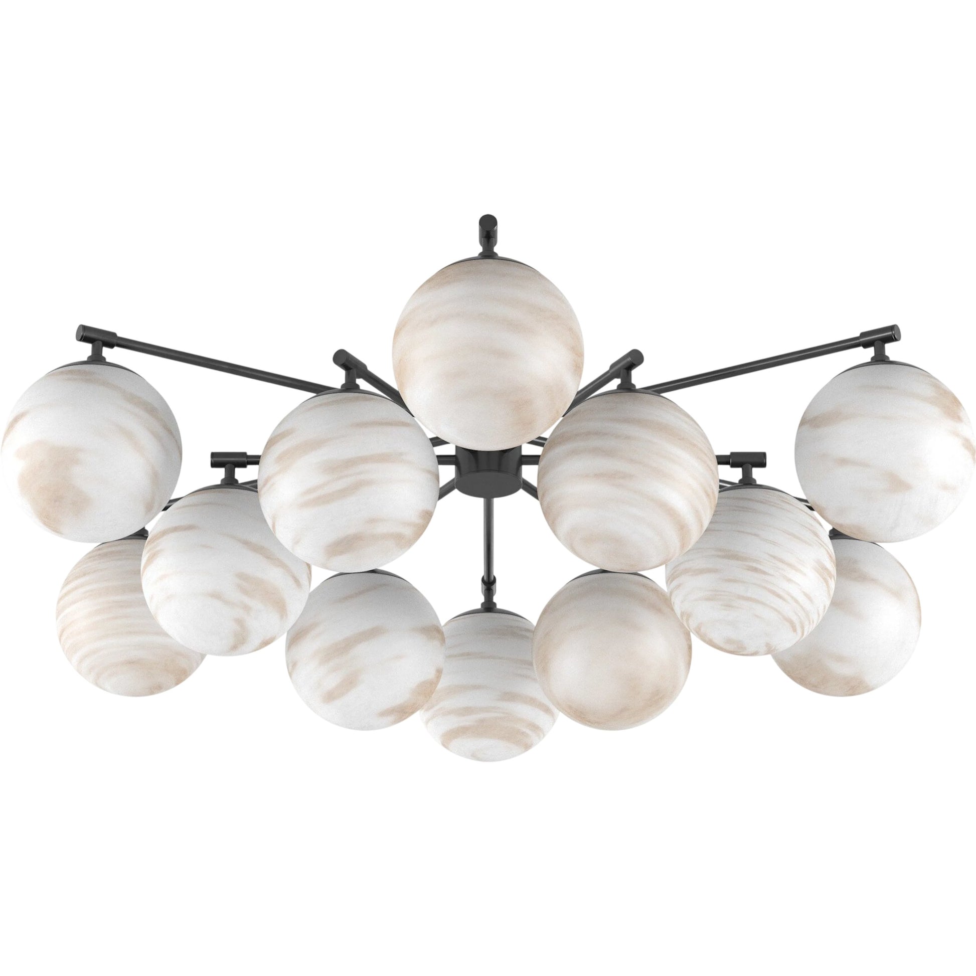 Orion Round Chandelier by Four Hands. Made from unique in a modern style.