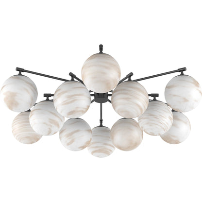 Orion Round Chandelier by Four Hands. Made from unique in a modern style.