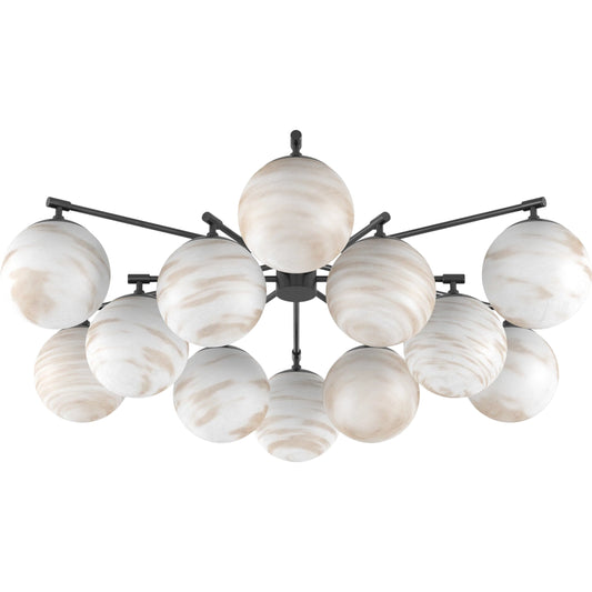 Orion Round Chandelier by Four Hands. Made from unique in a modern style.