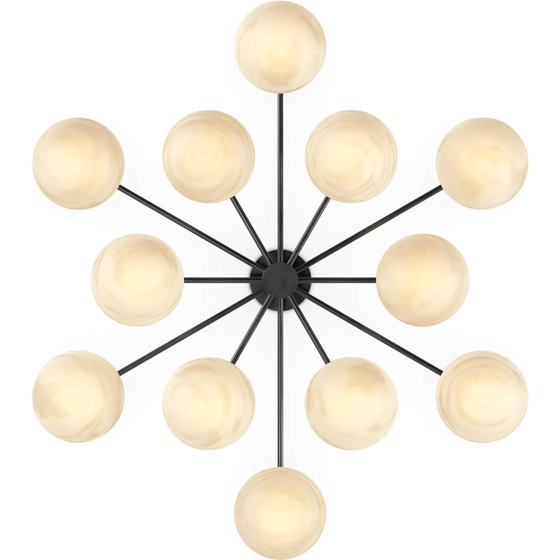 Orion Round Chandelier by Four Hands. Made from unique in a modern style.