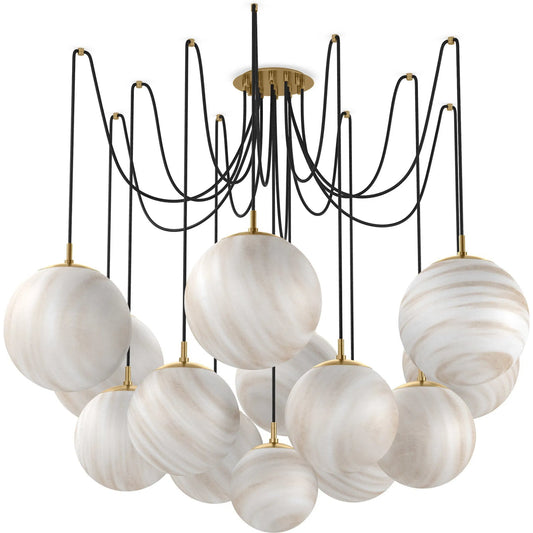 Spider Chandelier by Four Hands. Made from unique in a modern style.