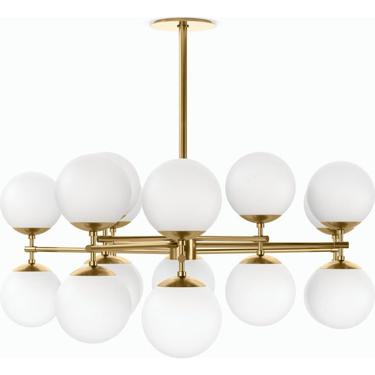 Zodiac Chandelier by Four Hands. Made from brass, thermoplastic in a modern style.