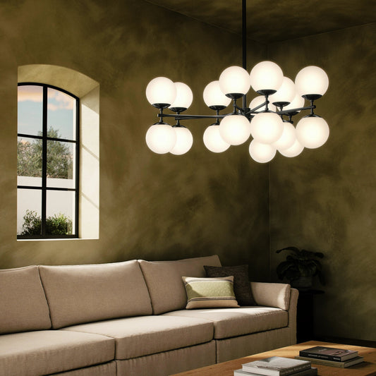 Zodiac Chandelier by Four Hands. Made from brass, thermoplastic in a modern style.