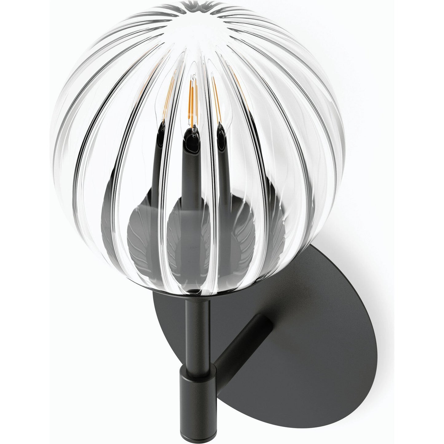 036 SI-2158518 | Closeup | Sunset Sconce by Four Hands. Made from brass, thermoplastic, glass in a modern style.