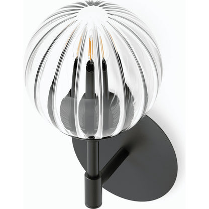 Sunset Sconce by Four Hands. Made from brass, thermoplastic, glass in a modern style.