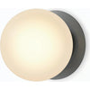 Black Gunmetal, Black Cord, Opal Matte Glass / 7.75"X7.75"