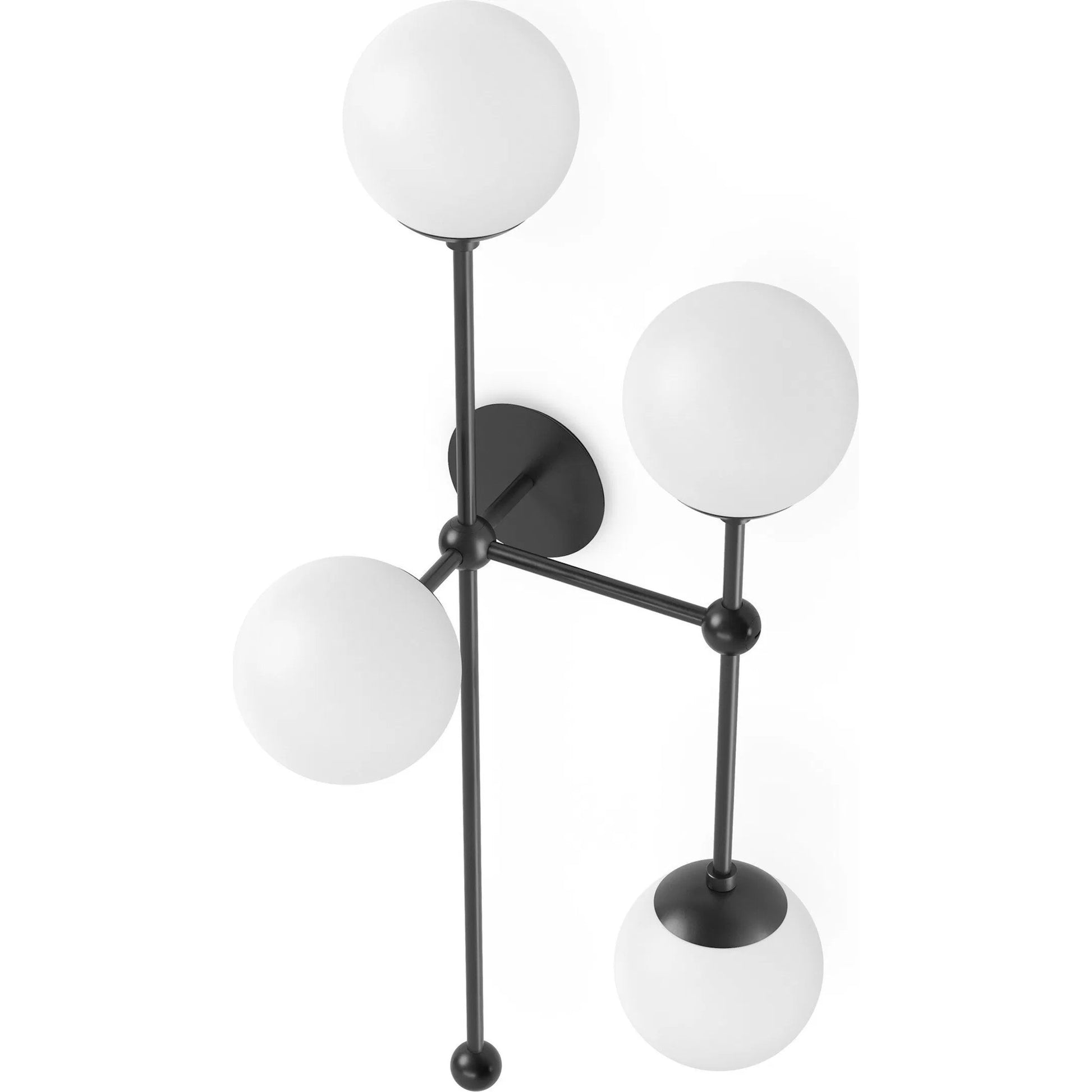 Armstrong 4 R Sconce by Four Hands. Made from brass, thermoplastic, glass in a modern style.