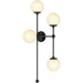 Armstrong 4 R Sconce by Four Hands. Made from brass, thermoplastic, glass in a modern style.