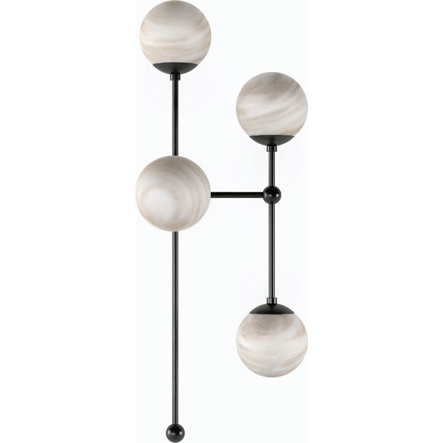 009 SI-2158042 | Additional Silo | Armstrong 4 R Sconce by Four Hands. Made from brass, thermoplastic, glass in a modern style.