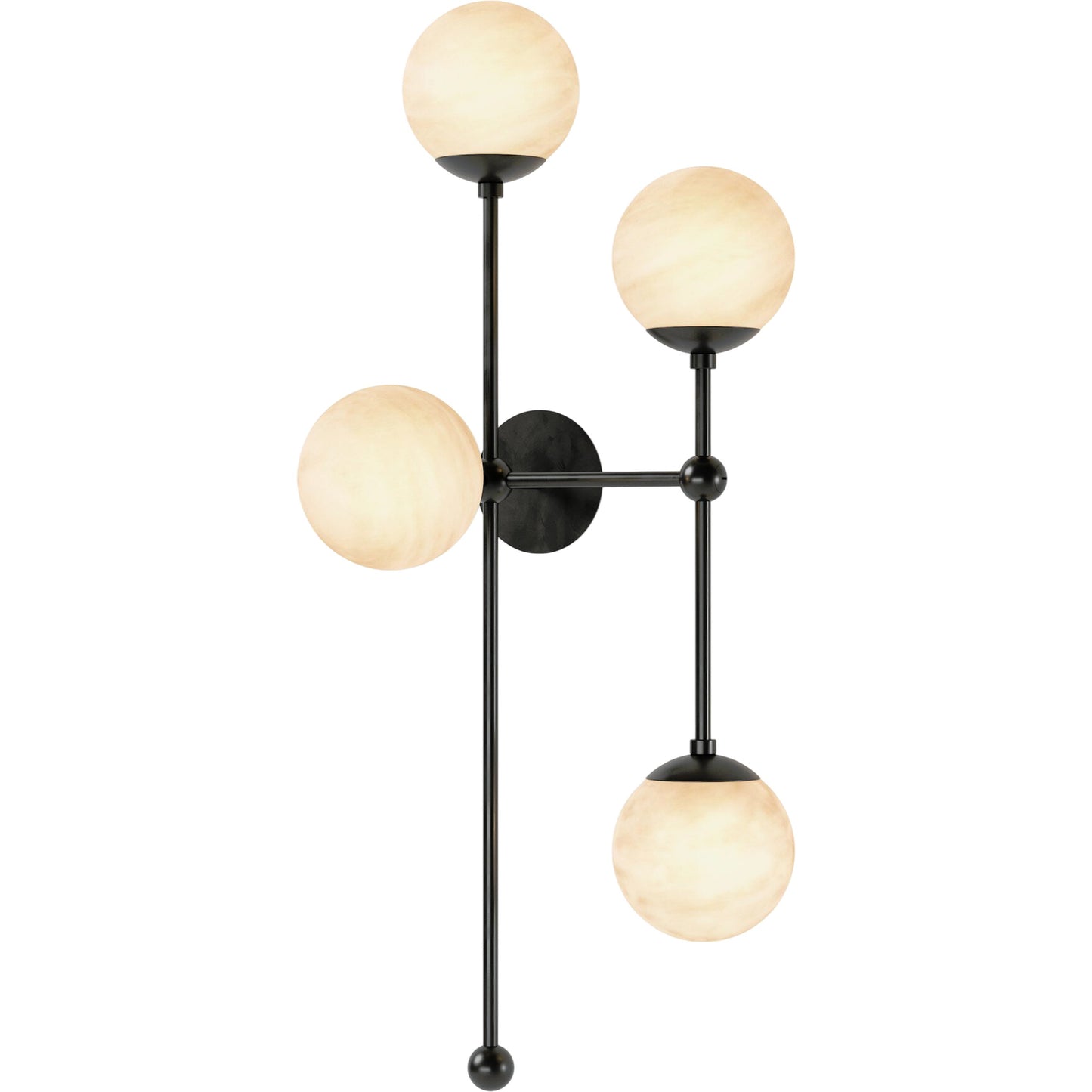 026 SI-2158042 | Primary Silo | Armstrong 4 R Sconce by Four Hands. Made from brass, thermoplastic, glass in a modern style.