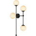 Armstrong 4 R Sconce by Four Hands. Made from brass, thermoplastic, glass in a modern style.