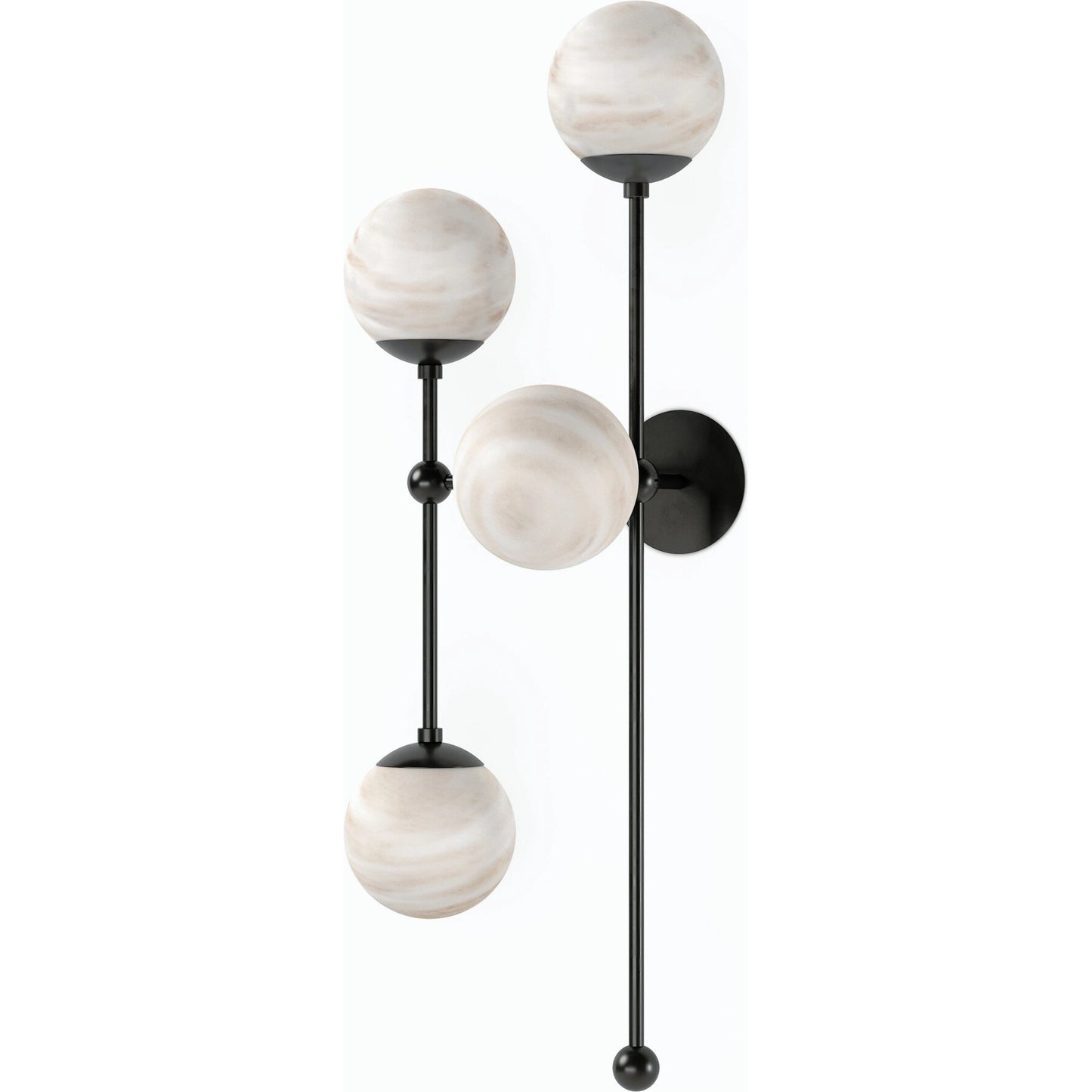 003 SI-2158038 | Primary Silo | Armstrong 4 L Sconce by Four Hands. Made from brass, thermoplastic, glass in a modern style.
