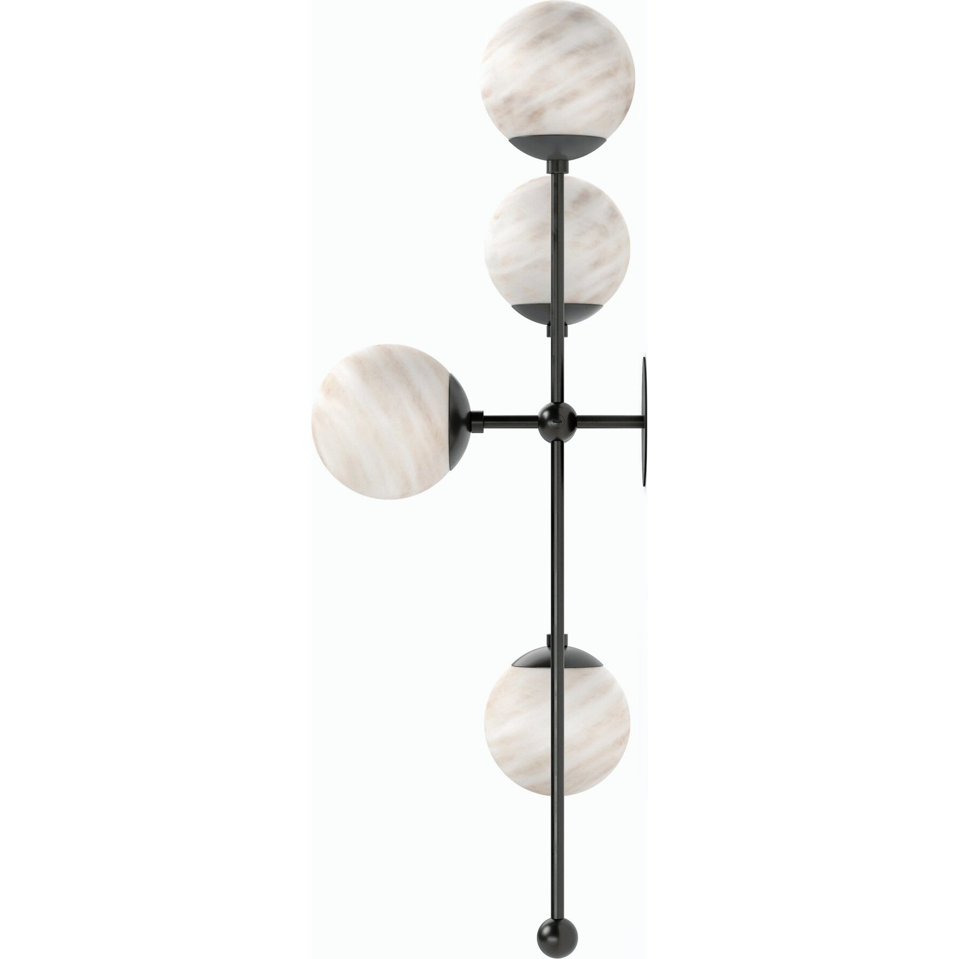 Armstrong 4 L Sconce by Four Hands. Made from brass, thermoplastic, glass in a modern style.