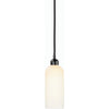 Opal Matte Glass, Black Cord, Black Gunmetal