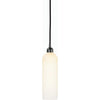 Opal Matte Glass, Black Cord, Black Gunmetal / Large