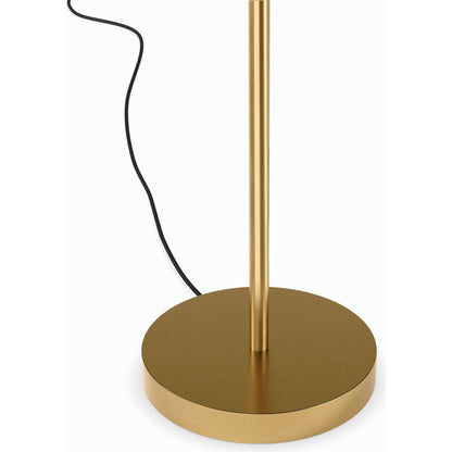 Odyssey 6 Floor Lamp by Four Hands. Made from brass, glass in a modern style.