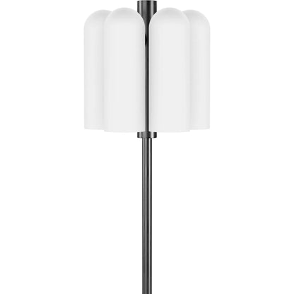Odyssey 6 Floor Lamp by Four Hands. Made from brass, glass in a modern style.