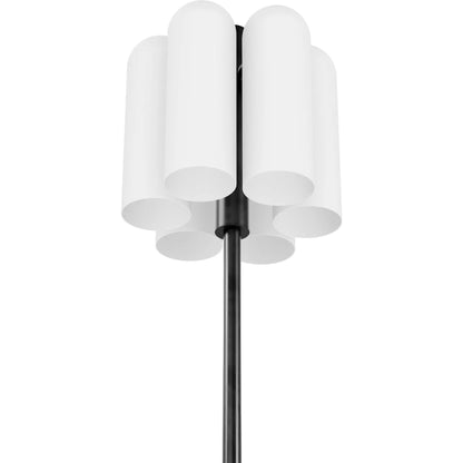 Odyssey 6 Floor Lamp by Four Hands. Made from brass, glass in a modern style.