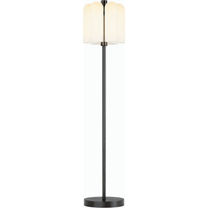 Odyssey 6 Floor Lamp by Four Hands. Made from brass, glass in a modern style.